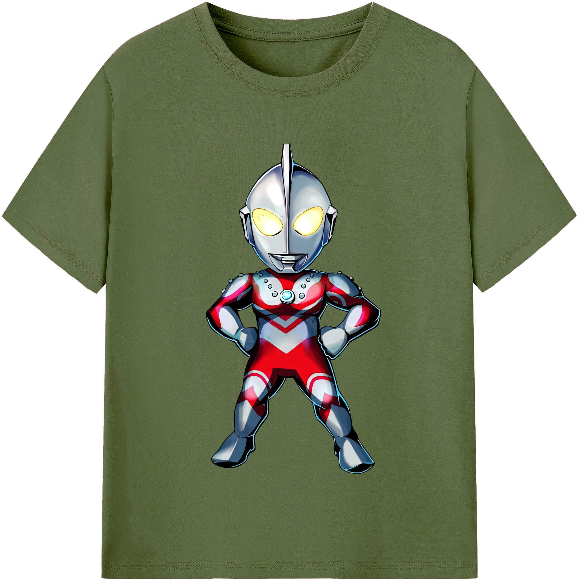 （画像用） ウルトラマン Ultraman 綿100％半袖Tシャツ（フロントプリント）